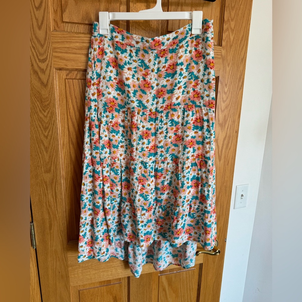 Worn once! Floral skirt
